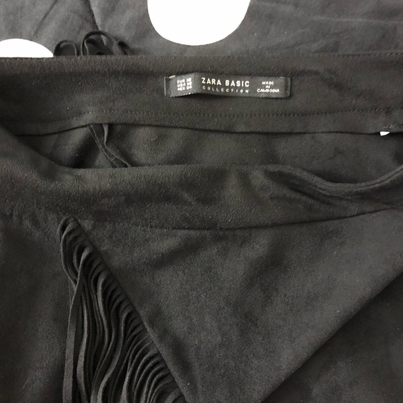 Zara suede fringe skirt size XS - Picture 8 of 8
